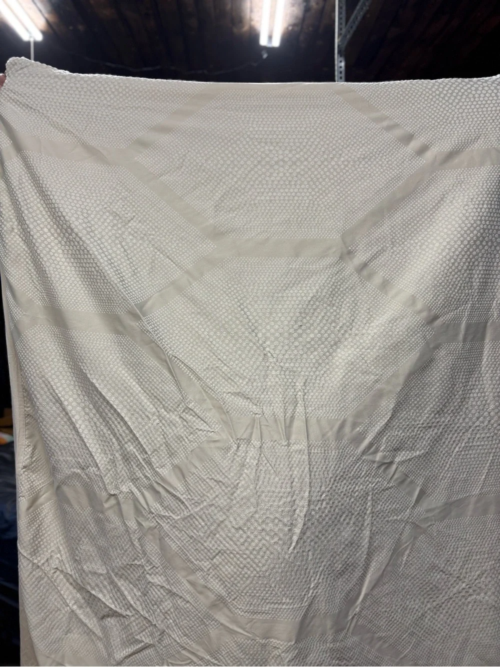 Neutral Textured Duvet Cover - Cream Made in India Luxury Hotel
